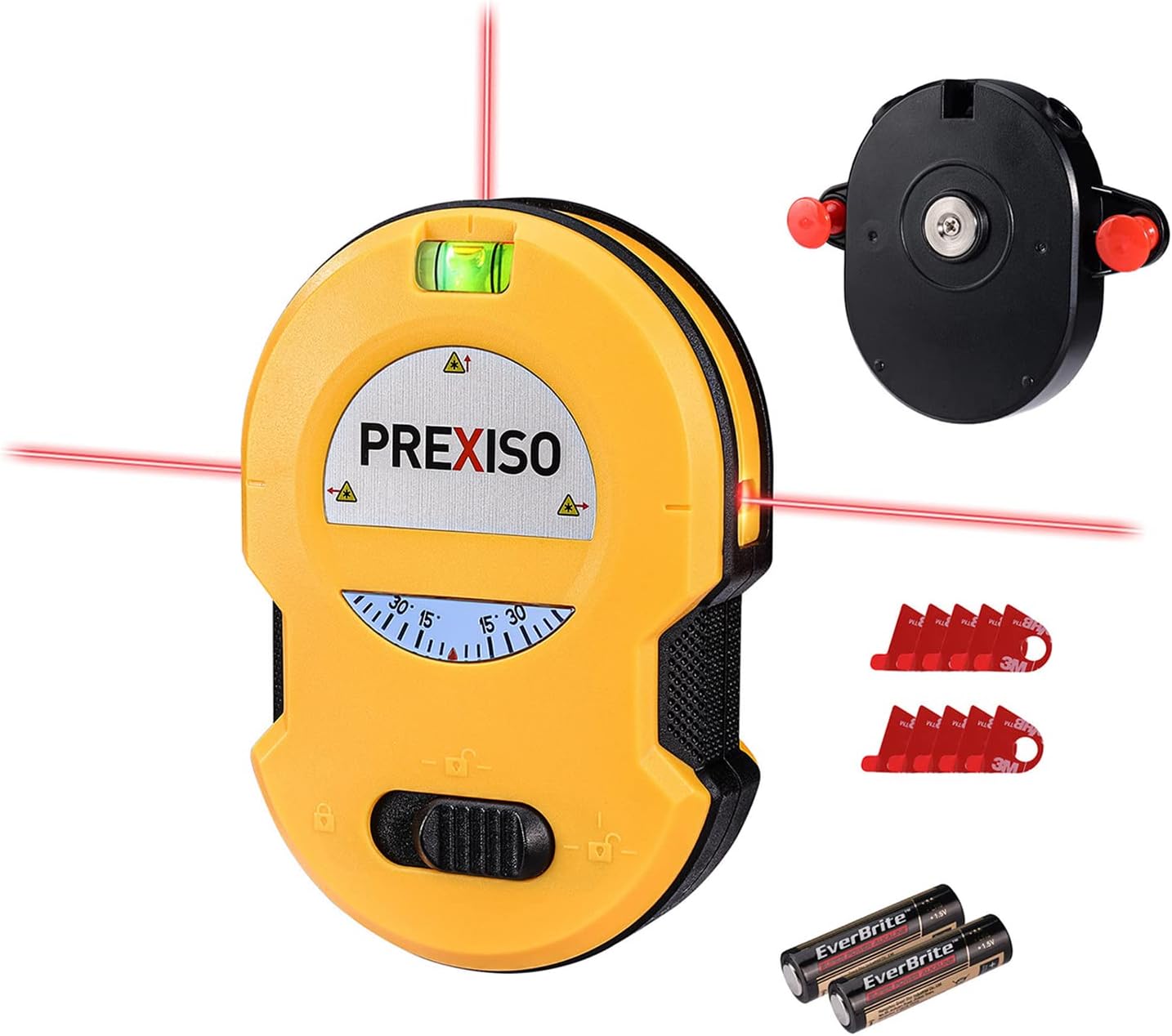 PREXISO Multi Surface Laser Level LED Light Vial