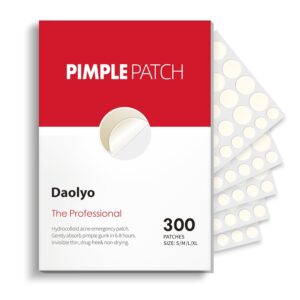 Pimple Patches for Face, 4 Size 300 Counts Acne Patches