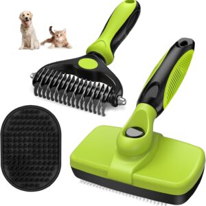 3PCS Self Cleaning Slicker Brush
