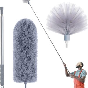 IVYROLL Cobweb Duster with Extension Pole