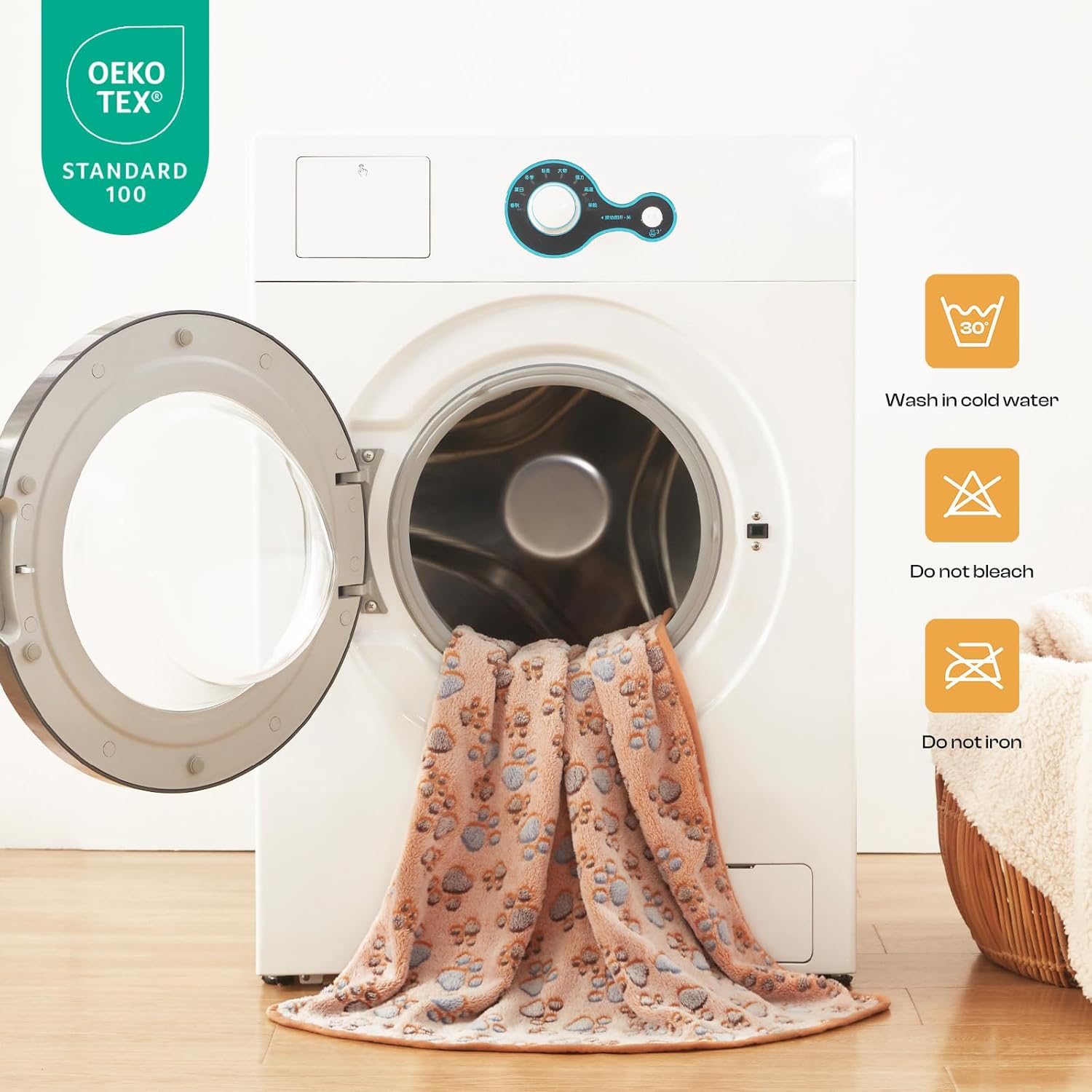 Luciphia 1 Pack 3 Blankets Super Soft Fluffy Premium Fleece Pet Blanket - Image 2