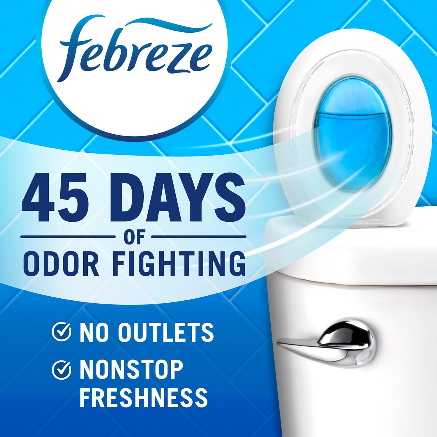 Febreze Bathroom Air Freshener, Odor-Fighting - Image 3