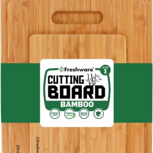 Bamboo Cutting Boards for Kitchen [Set of 3]
